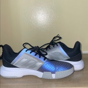 adidas Black and Blue Athletic Shoes